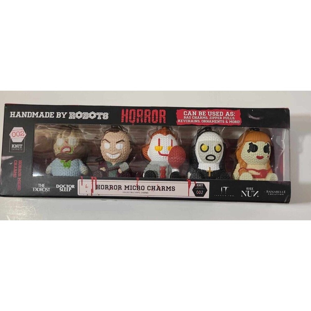 Handmade by Robots - Horror Set #002 (1.75” Micro Charms 5-Pack) NIB NEW